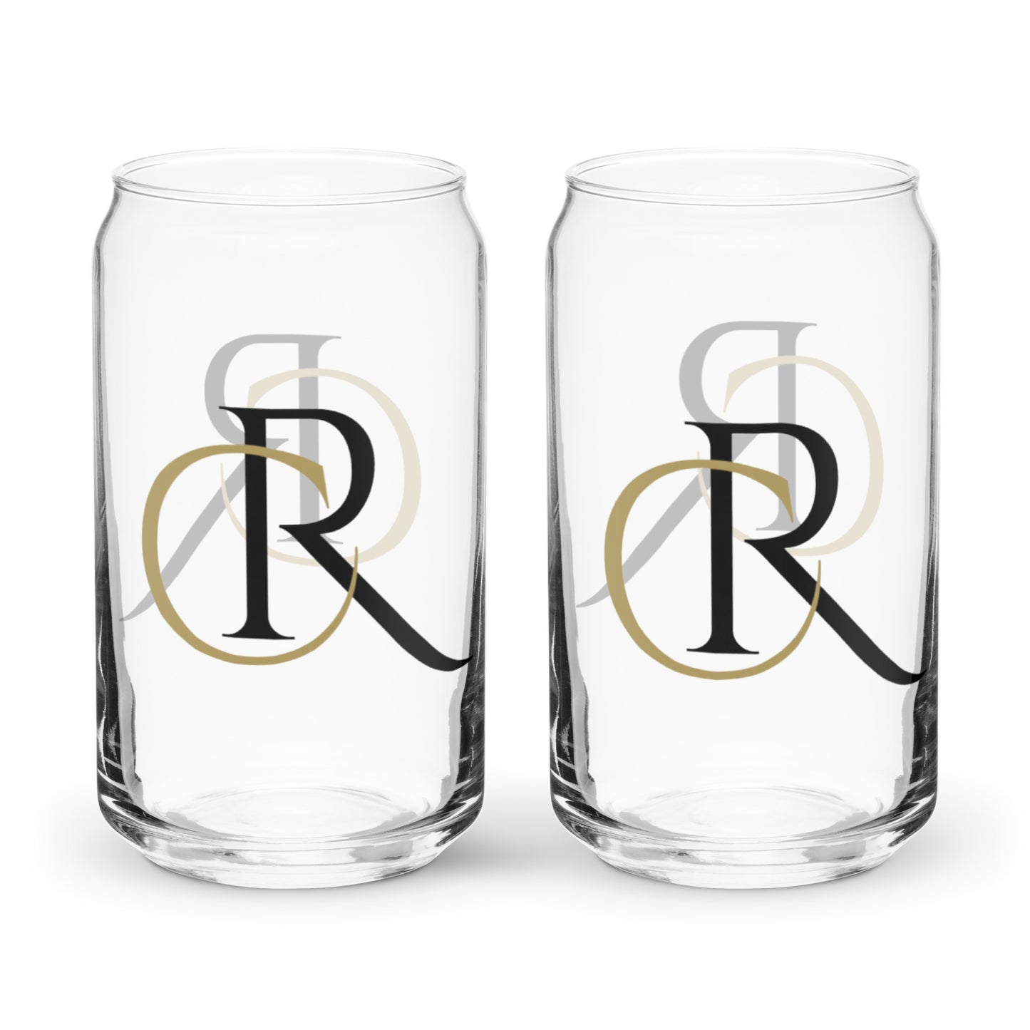 CR Logo Can-Shaped Glass