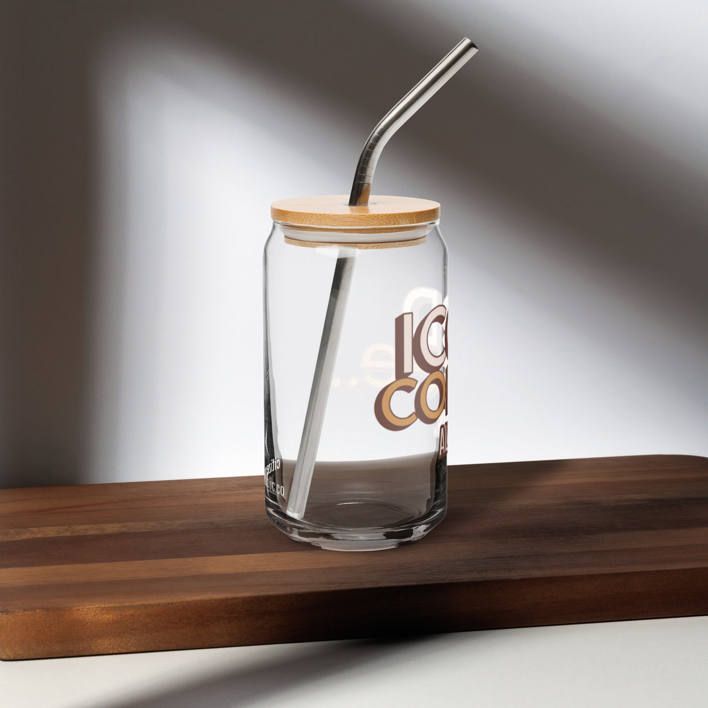 Always Iced Coffee Can-shaped Glass