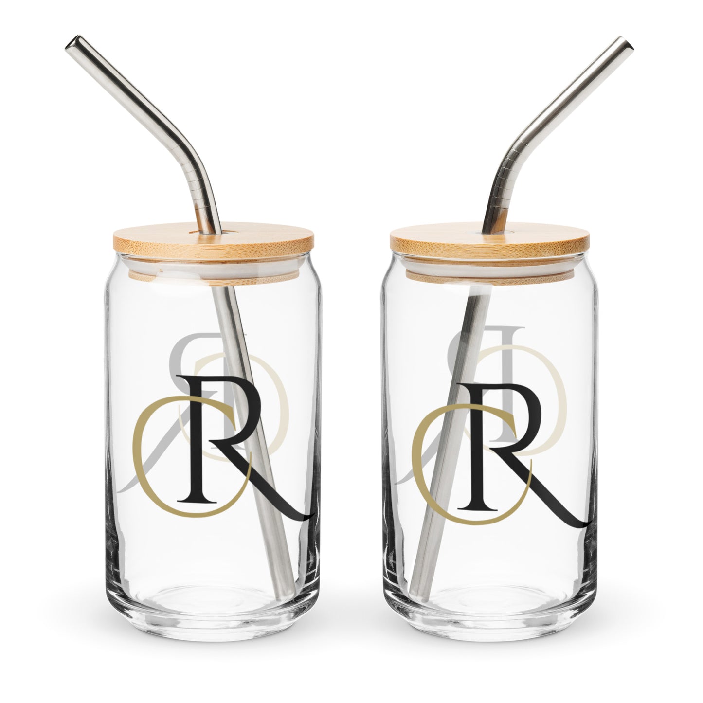 CR Logo Can-Shaped Glass
