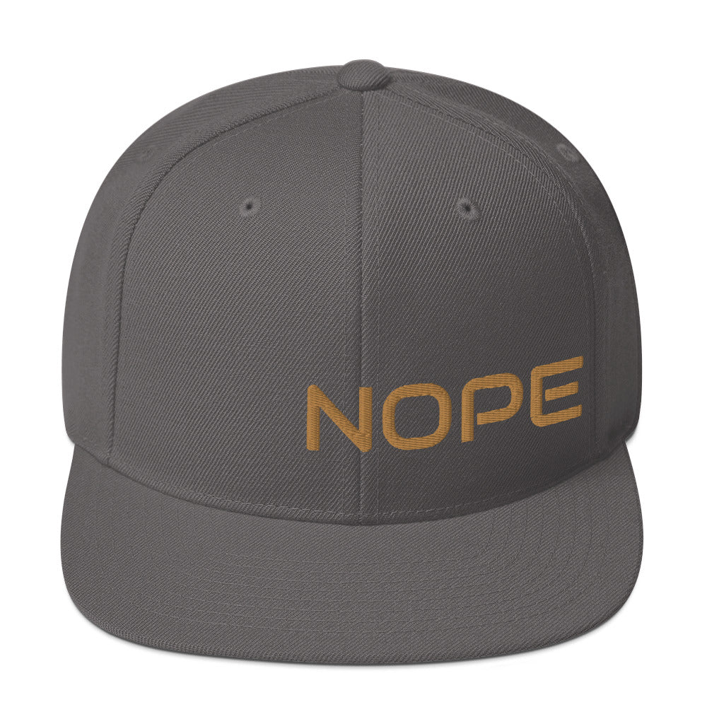 NOPE Snapback Hat