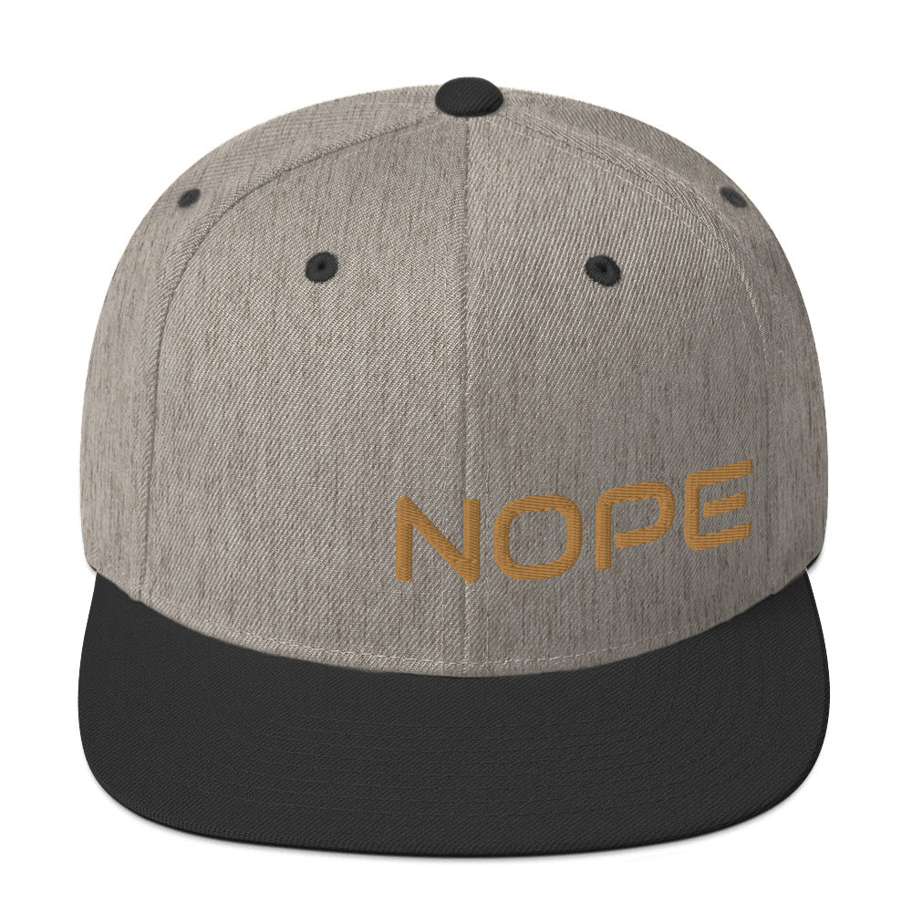 NOPE Snapback Hat