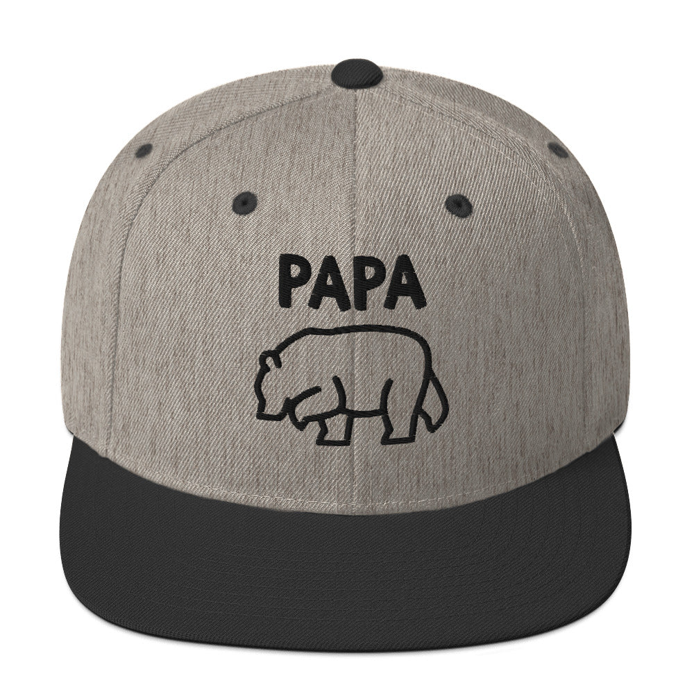 Papa Bear Snapback Hat