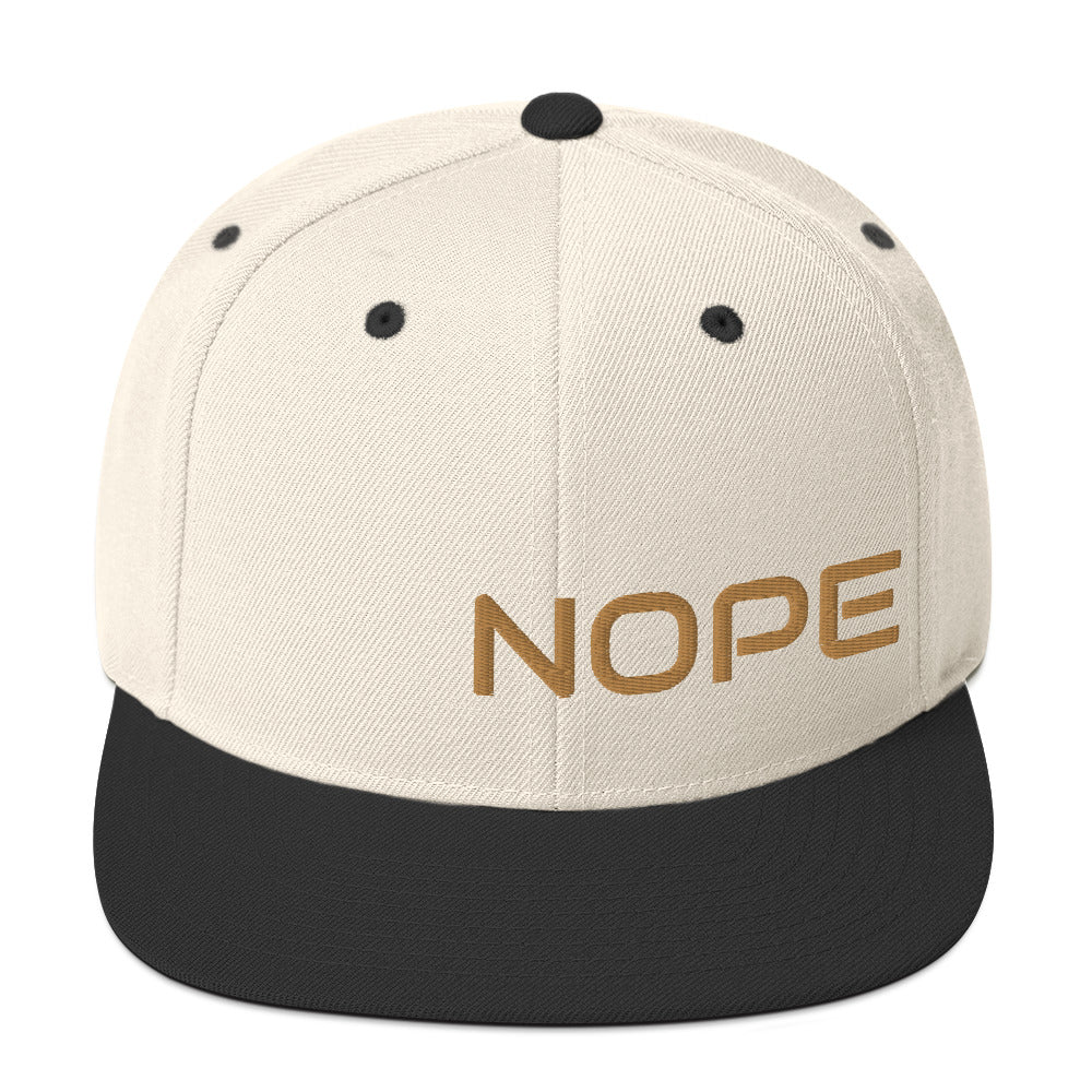 NOPE Snapback Hat