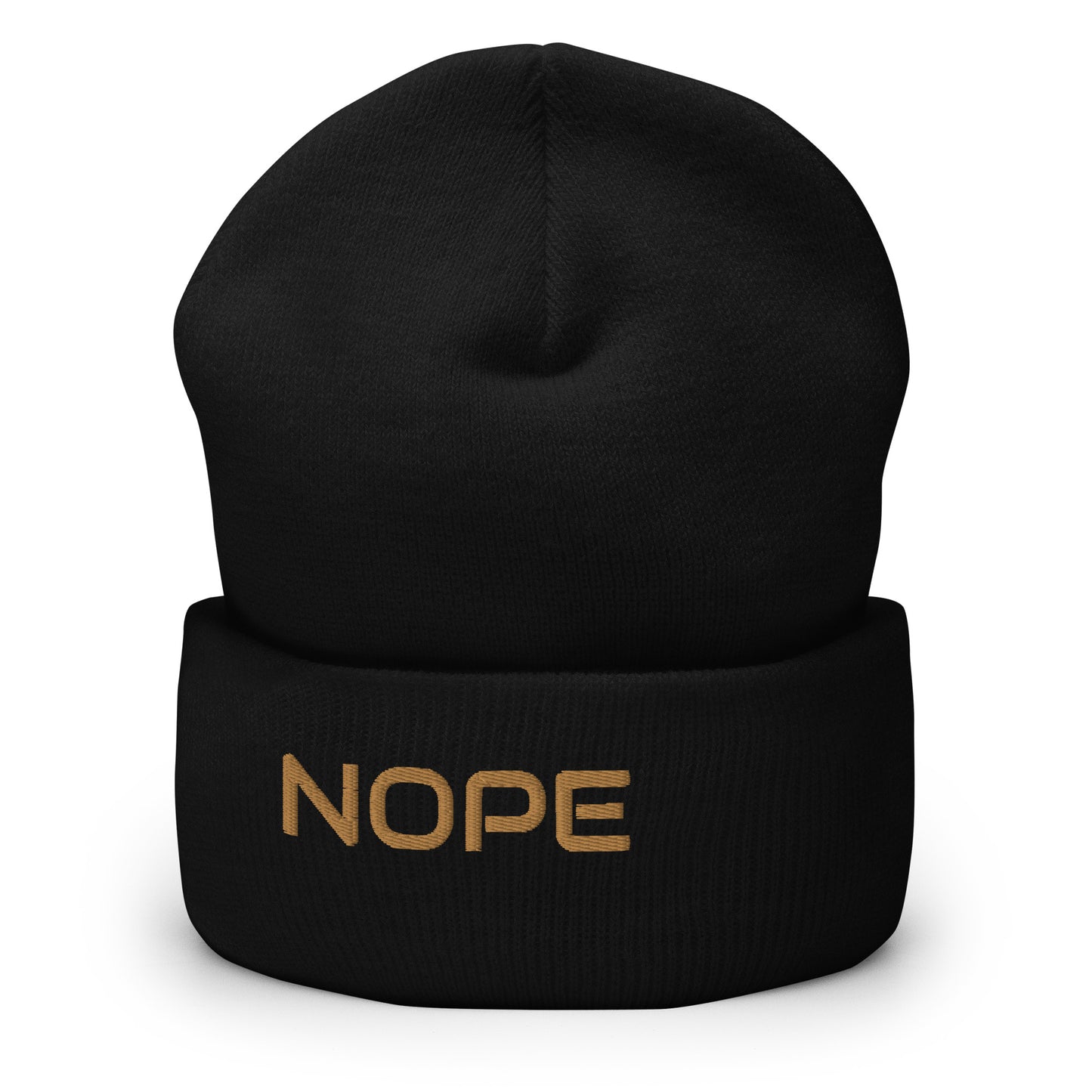 NOPE Cuffed Beanie
