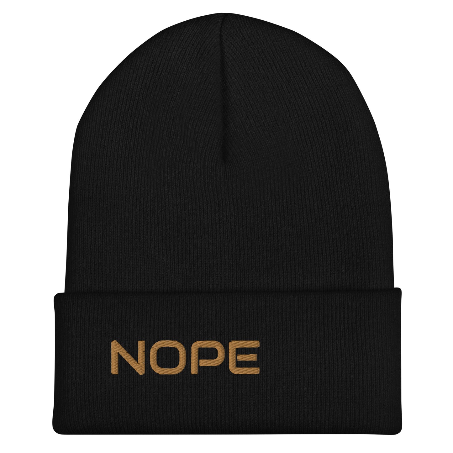 NOPE Cuffed Beanie