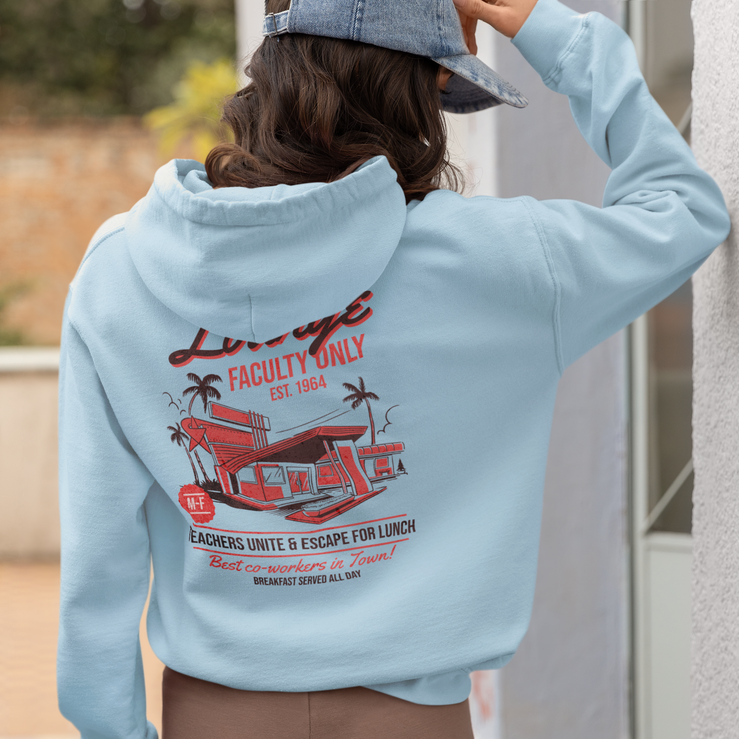 Faculty Only - Unisex Graphic Hoodie Pullover