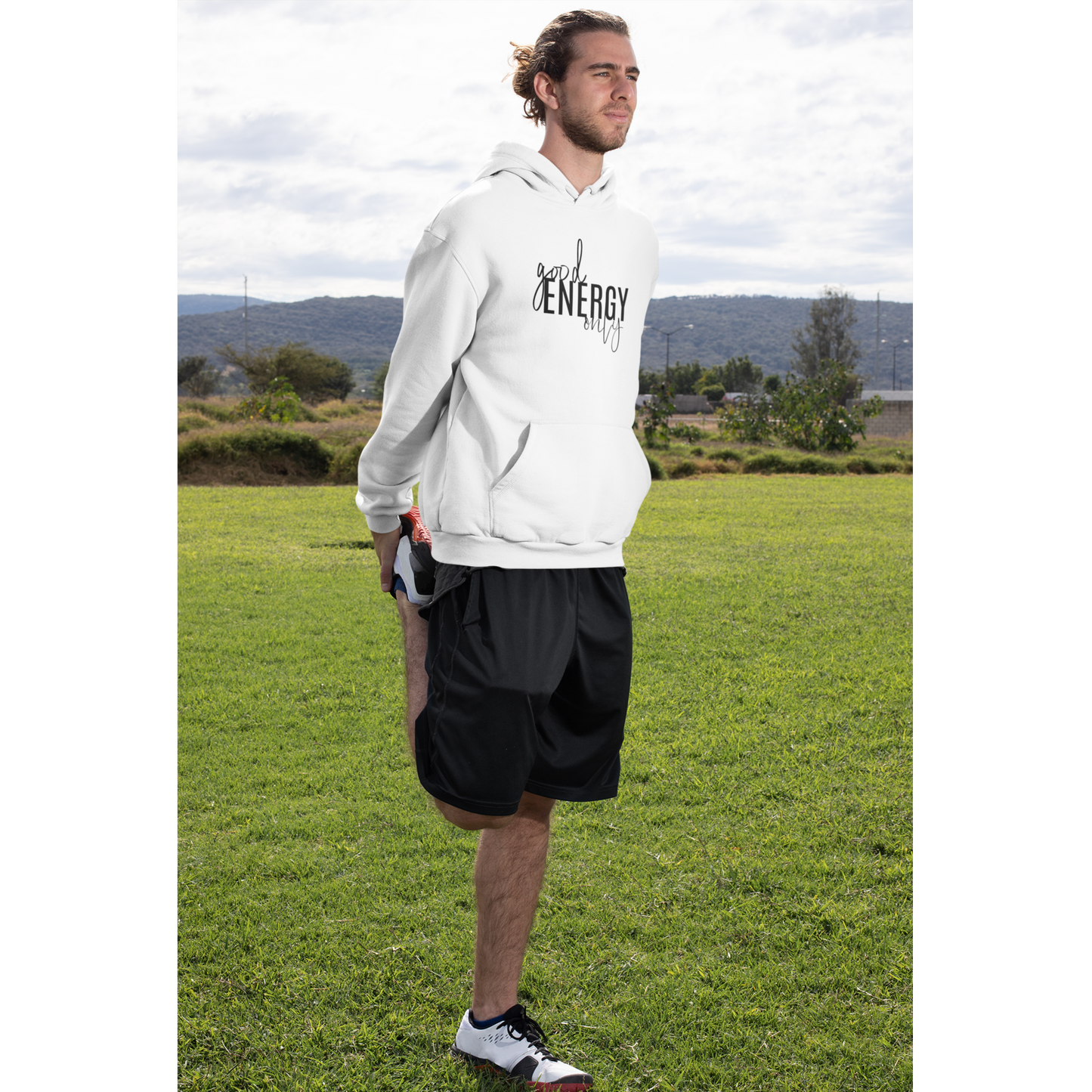 Good Energy - Champion Eco Fleece Hoodie Pullover