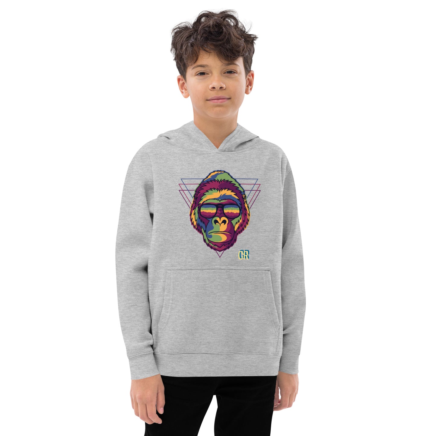 Monkey Fleece Graphic Hoodie