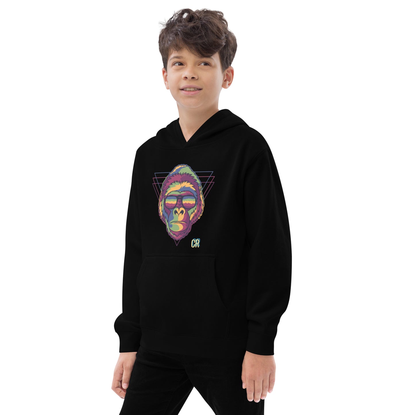 Monkey Fleece Graphic Hoodie