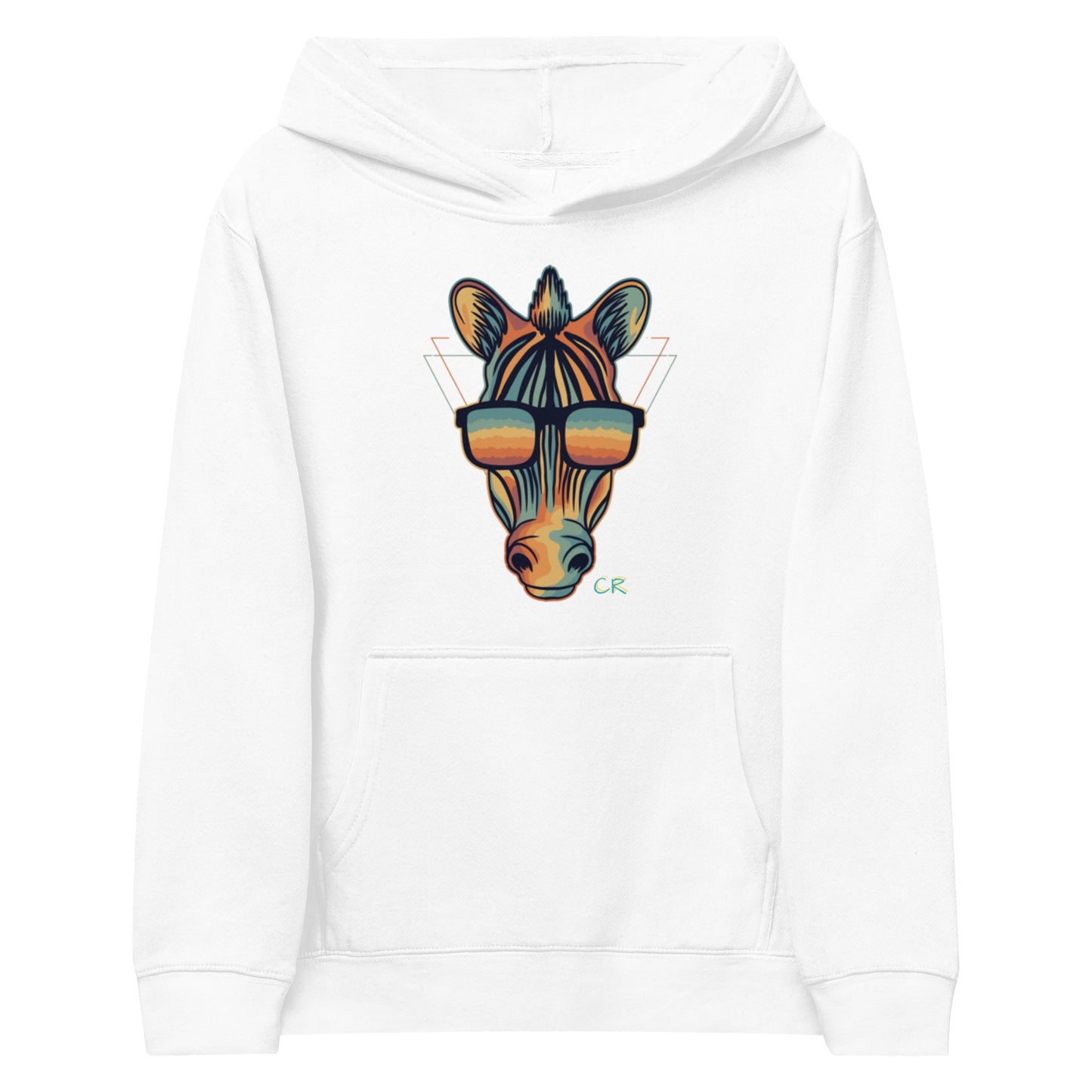 Zebra Fleece Graphic Hoodie