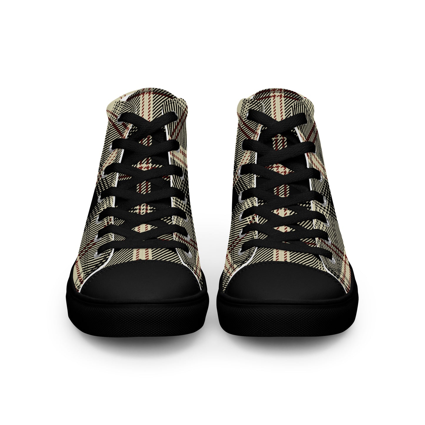 Men’s G Plaid Canvas High Tops