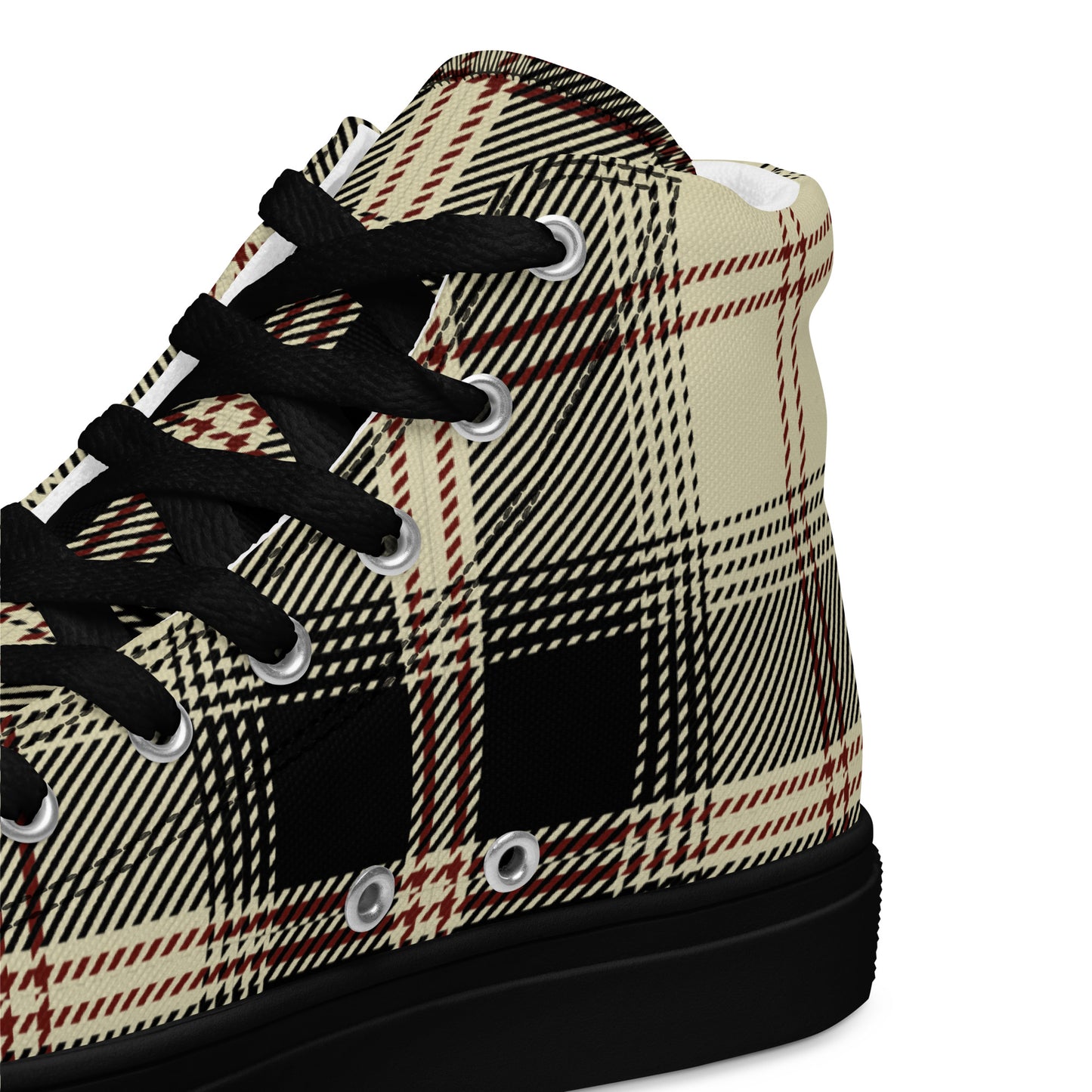 Men’s G Plaid Canvas High Tops