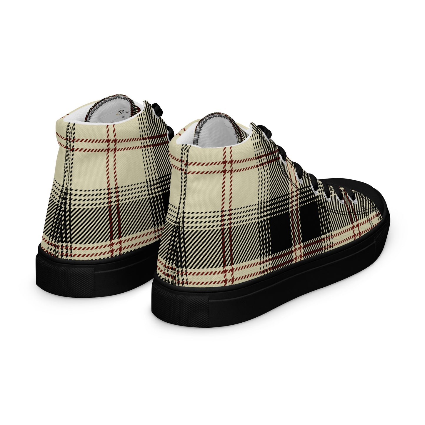 Men’s G Plaid Canvas High Tops