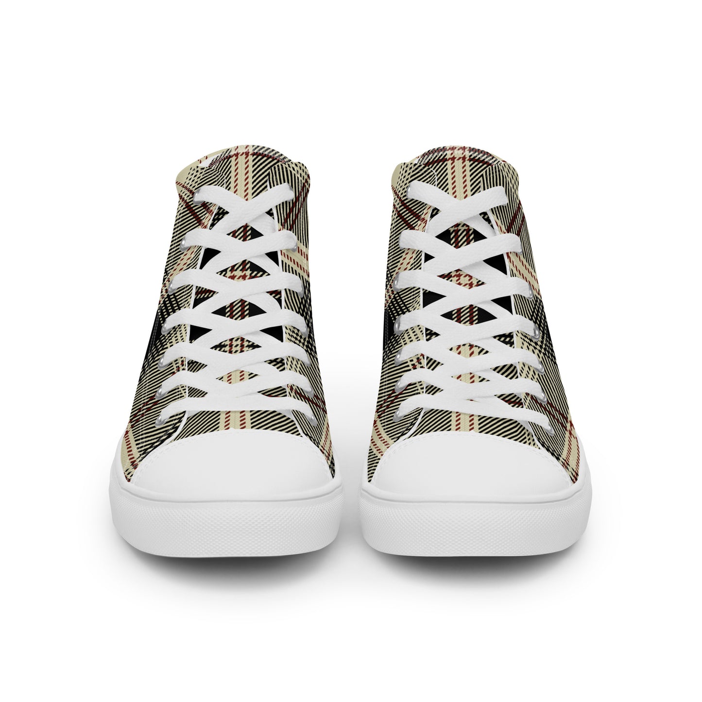 Men’s G Plaid Canvas High Tops