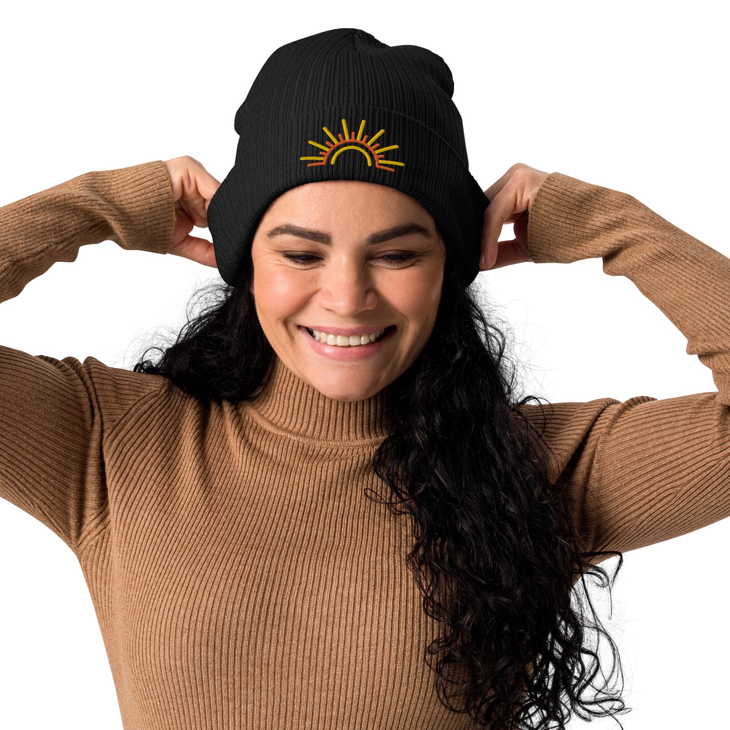 Sunny Dayz Organic Ribbed Beanie