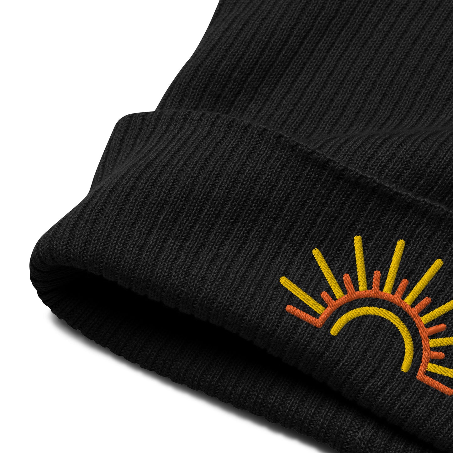 Sunny Dayz Organic Ribbed Beanie