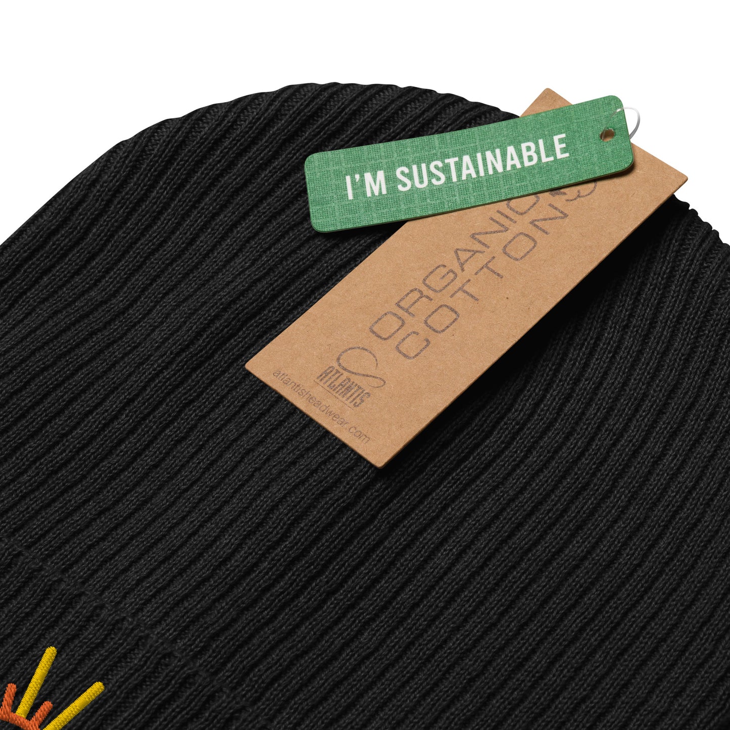 Sunny Dayz Organic Ribbed Beanie