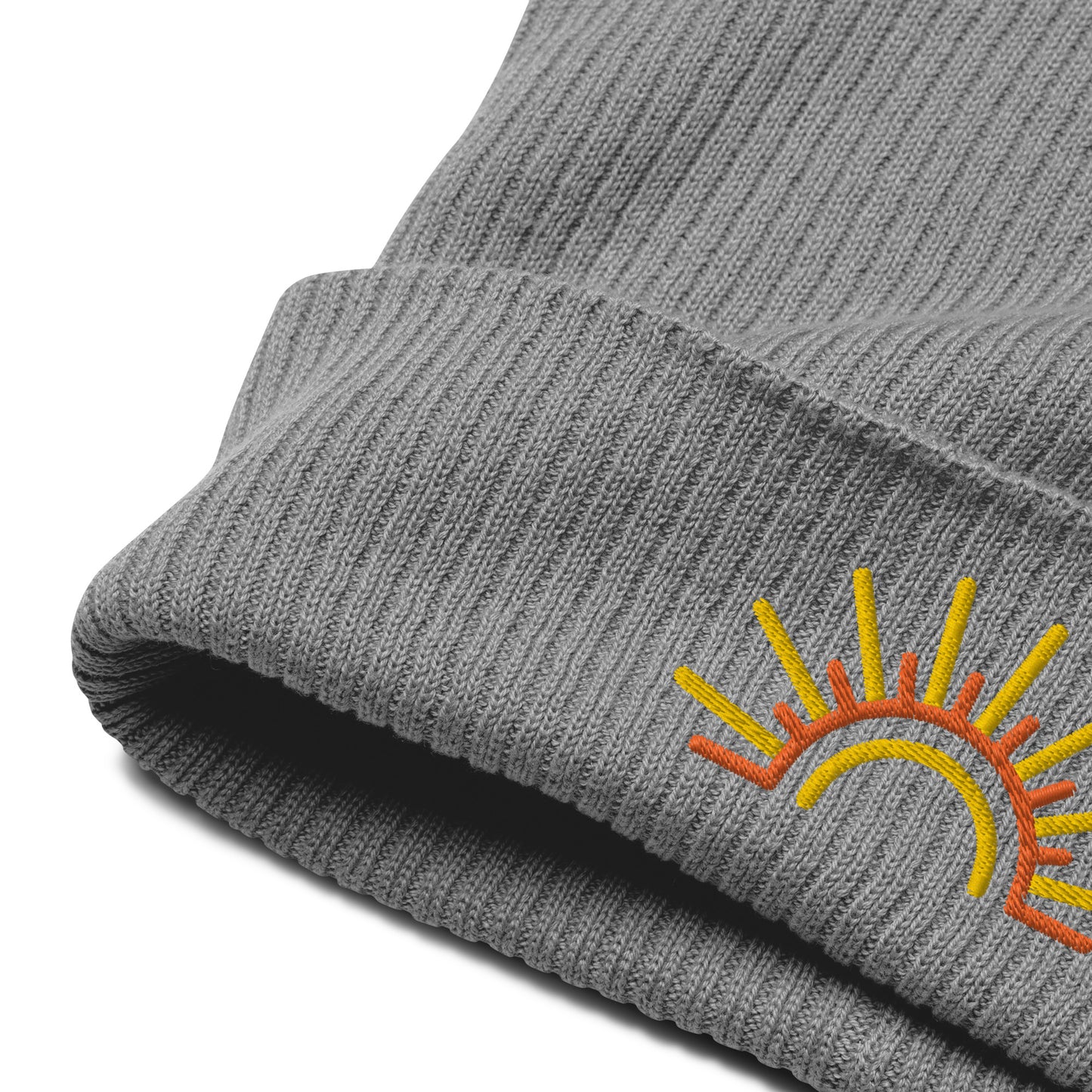 Sunny Dayz Organic Ribbed Beanie