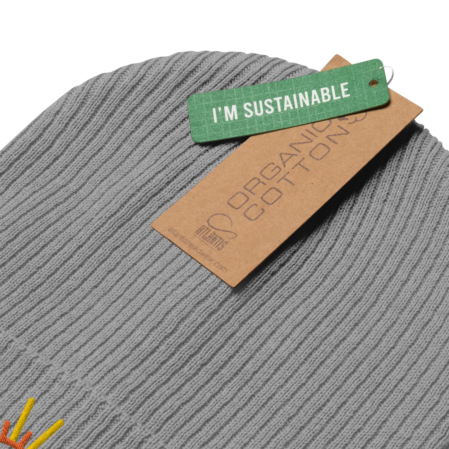 Sunny Dayz Organic Ribbed Beanie