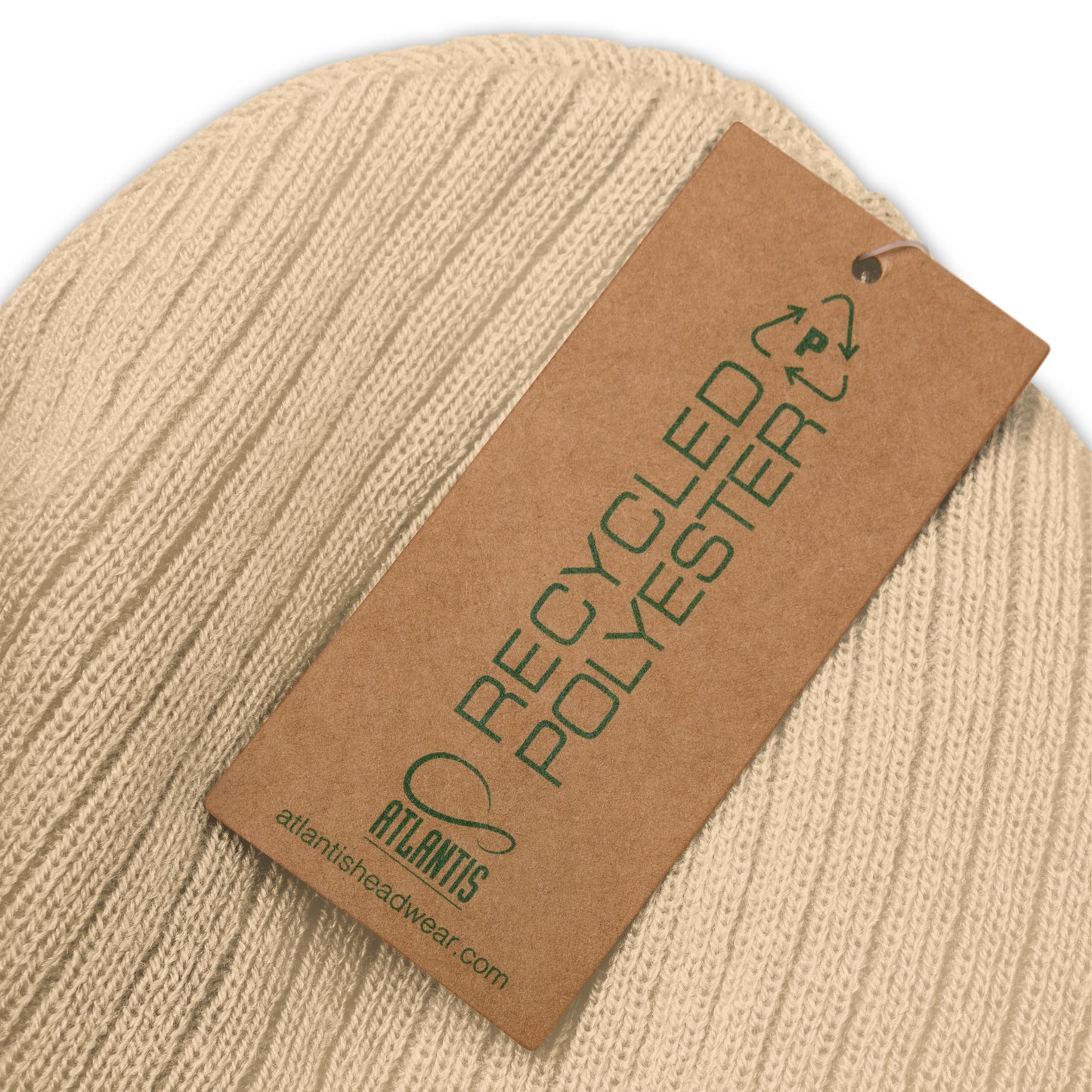 Cat Vibes Ribbed Knit Beanie