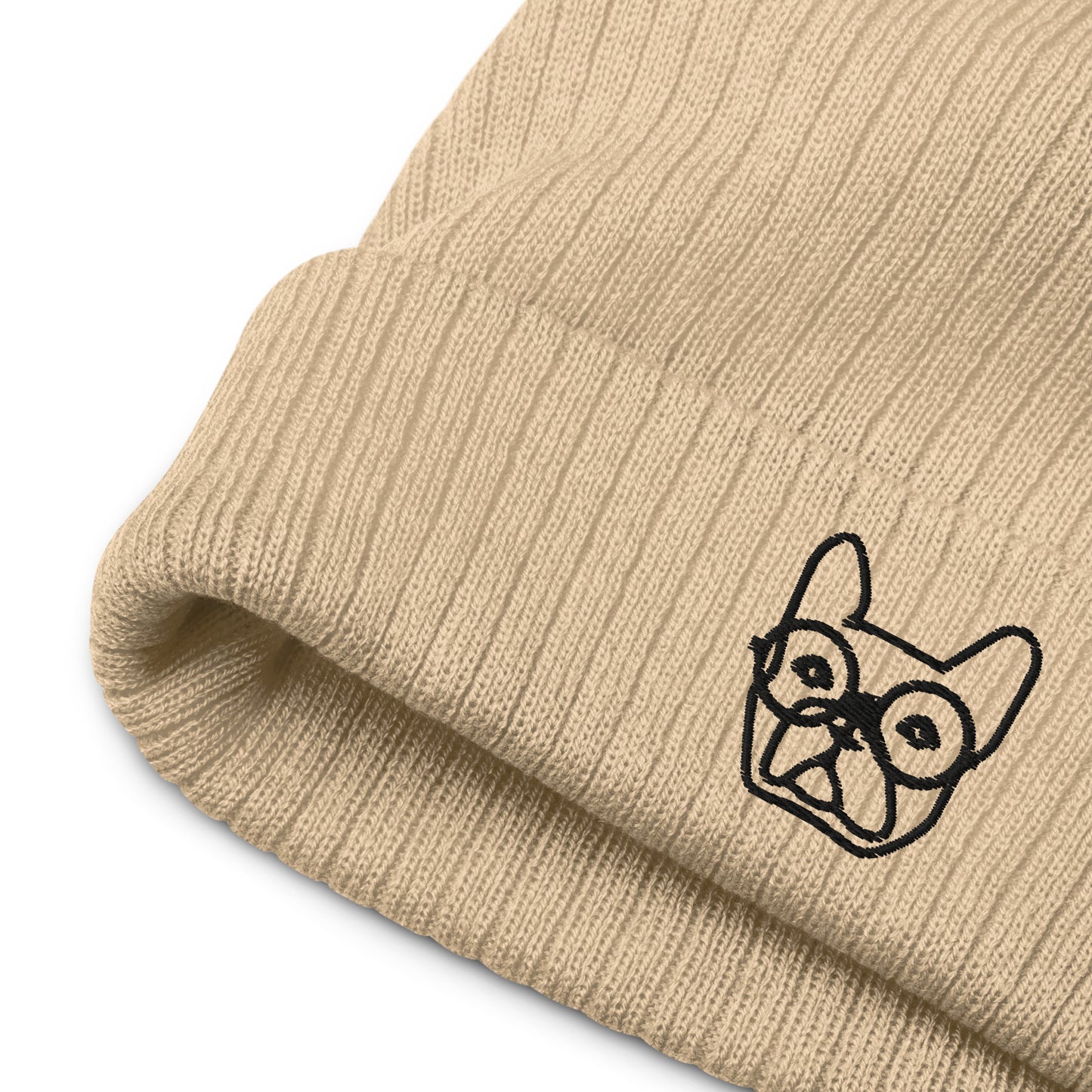 Good Dog Ribbed Knit Beanie