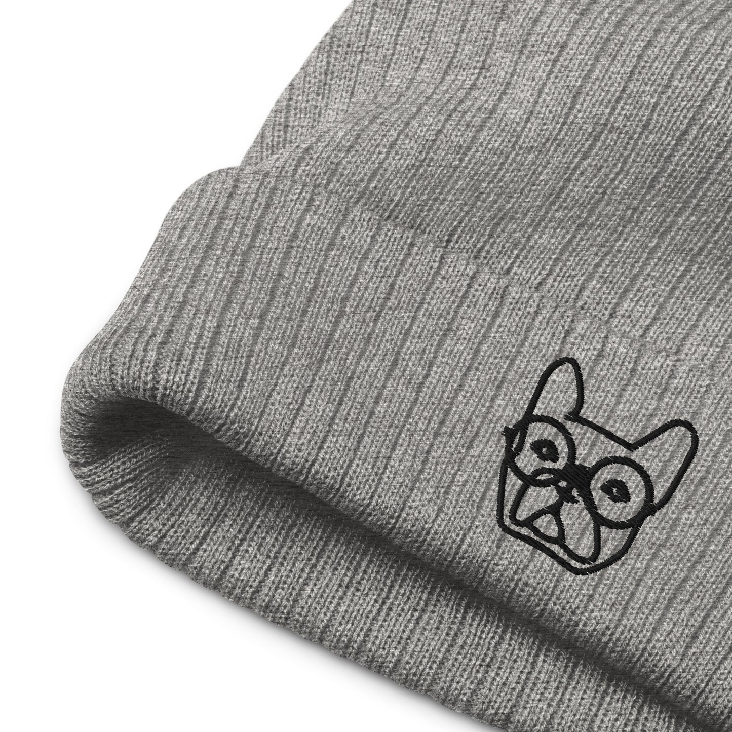 Good Dog Ribbed Knit Beanie