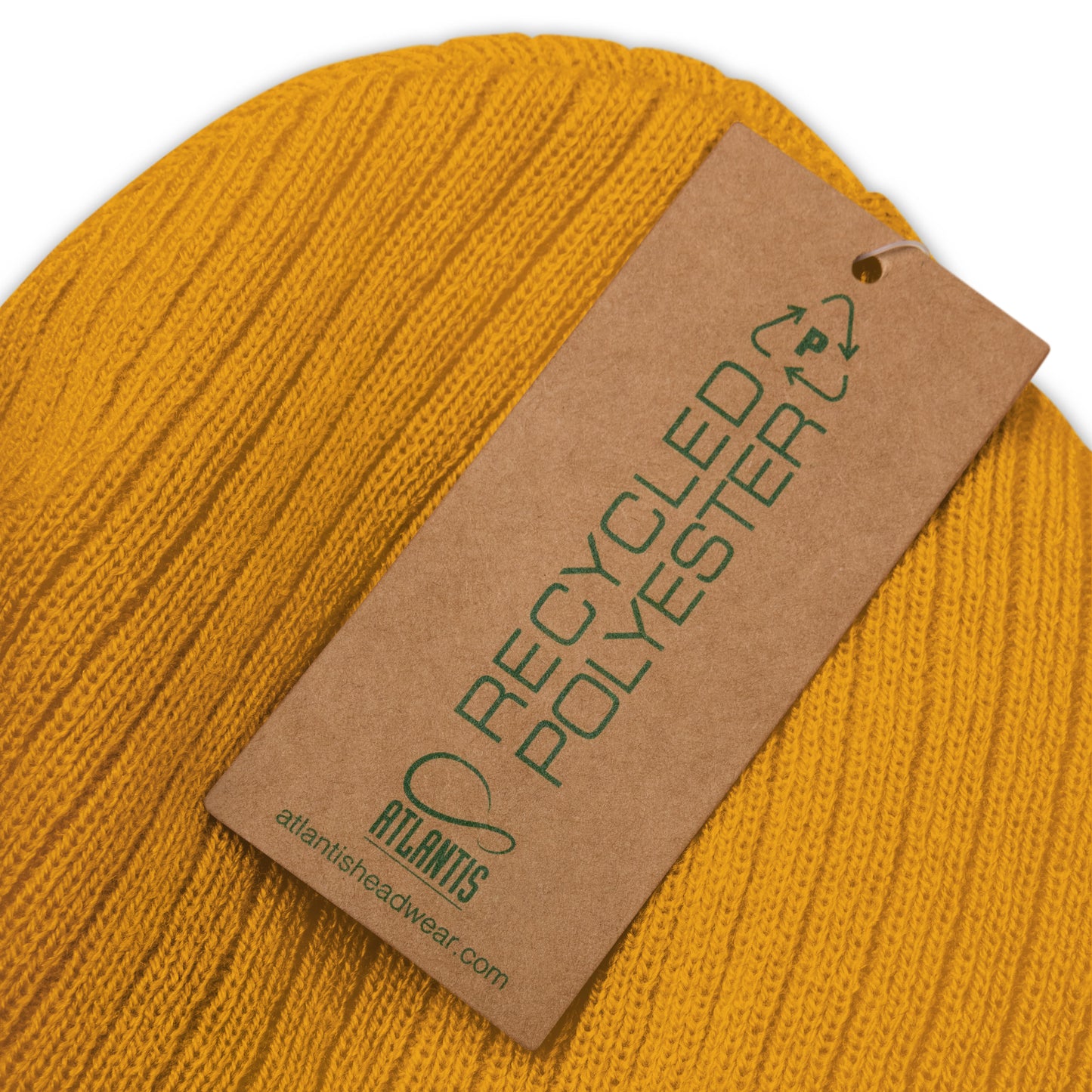 Cat Vibes Ribbed Knit Beanie