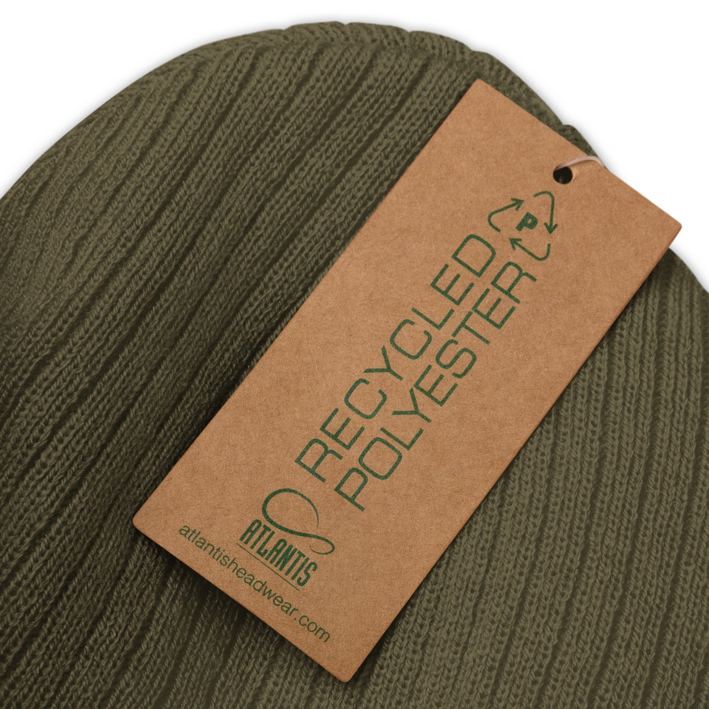 Cat Vibes Ribbed Knit Beanie