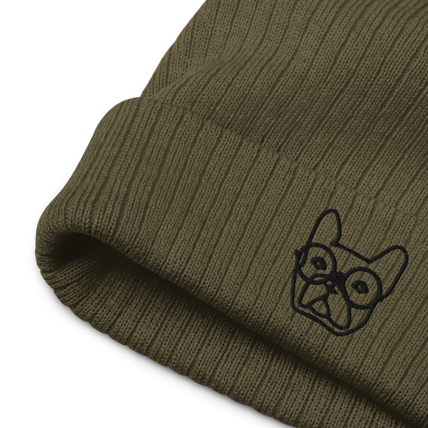 Good Dog Ribbed Knit Beanie