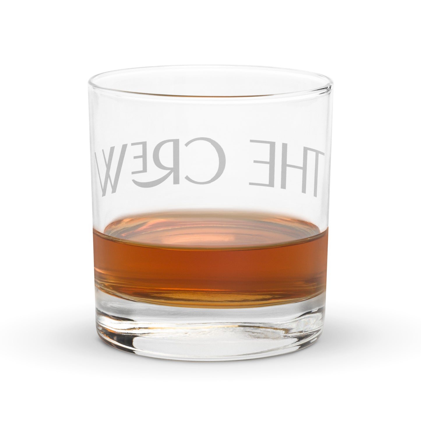 The Crew Rocks Glass