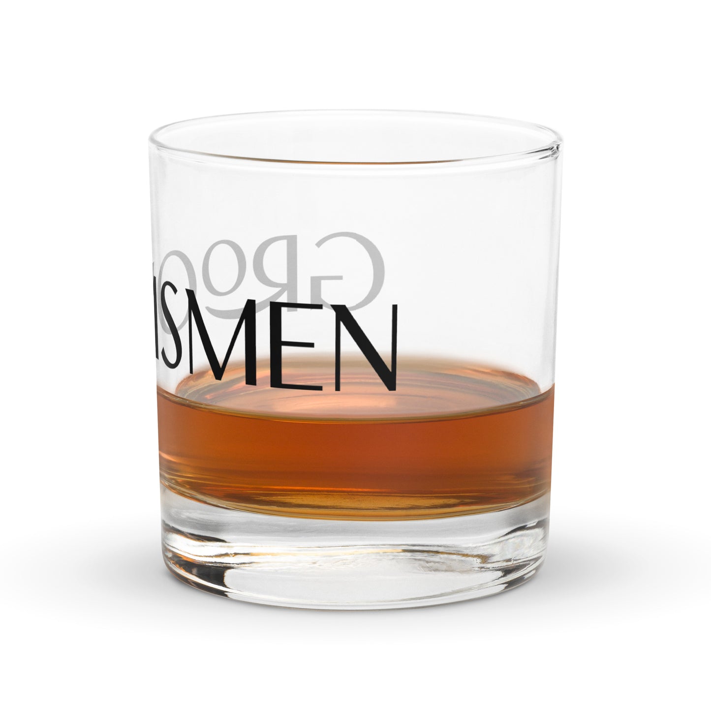 GROOMSMEN Rocks Glass