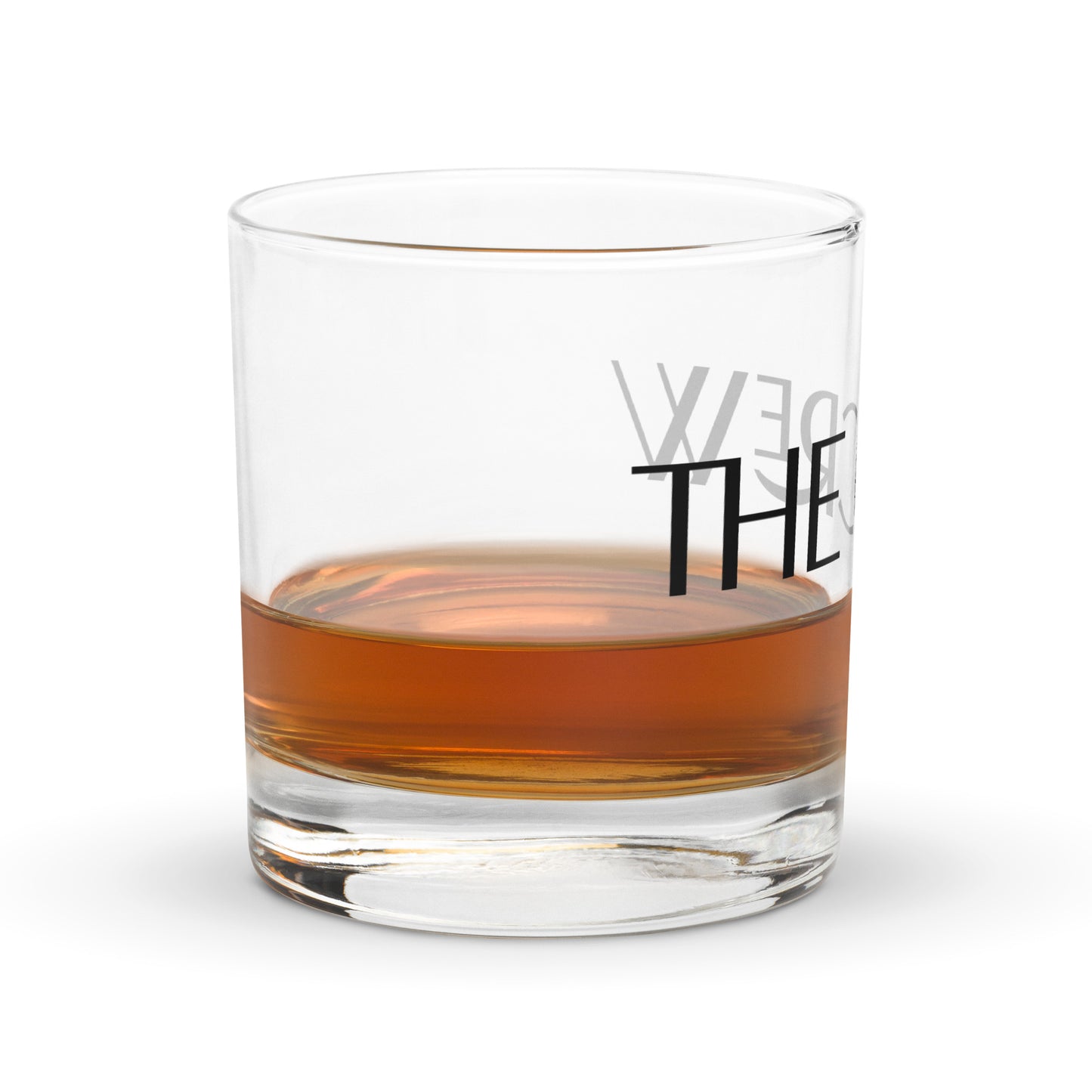 The Crew Rocks Glass
