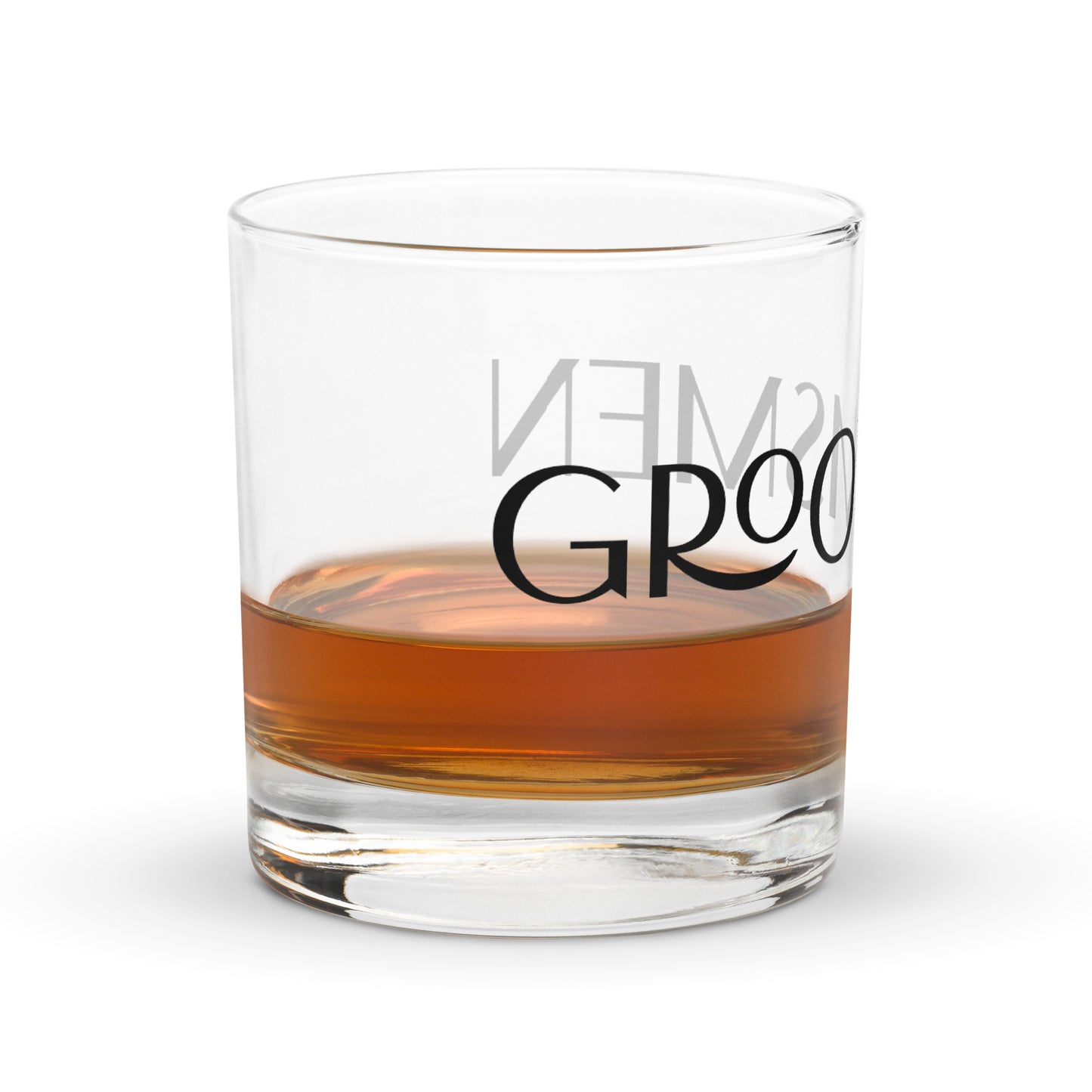 GROOMSMEN Rocks Glass