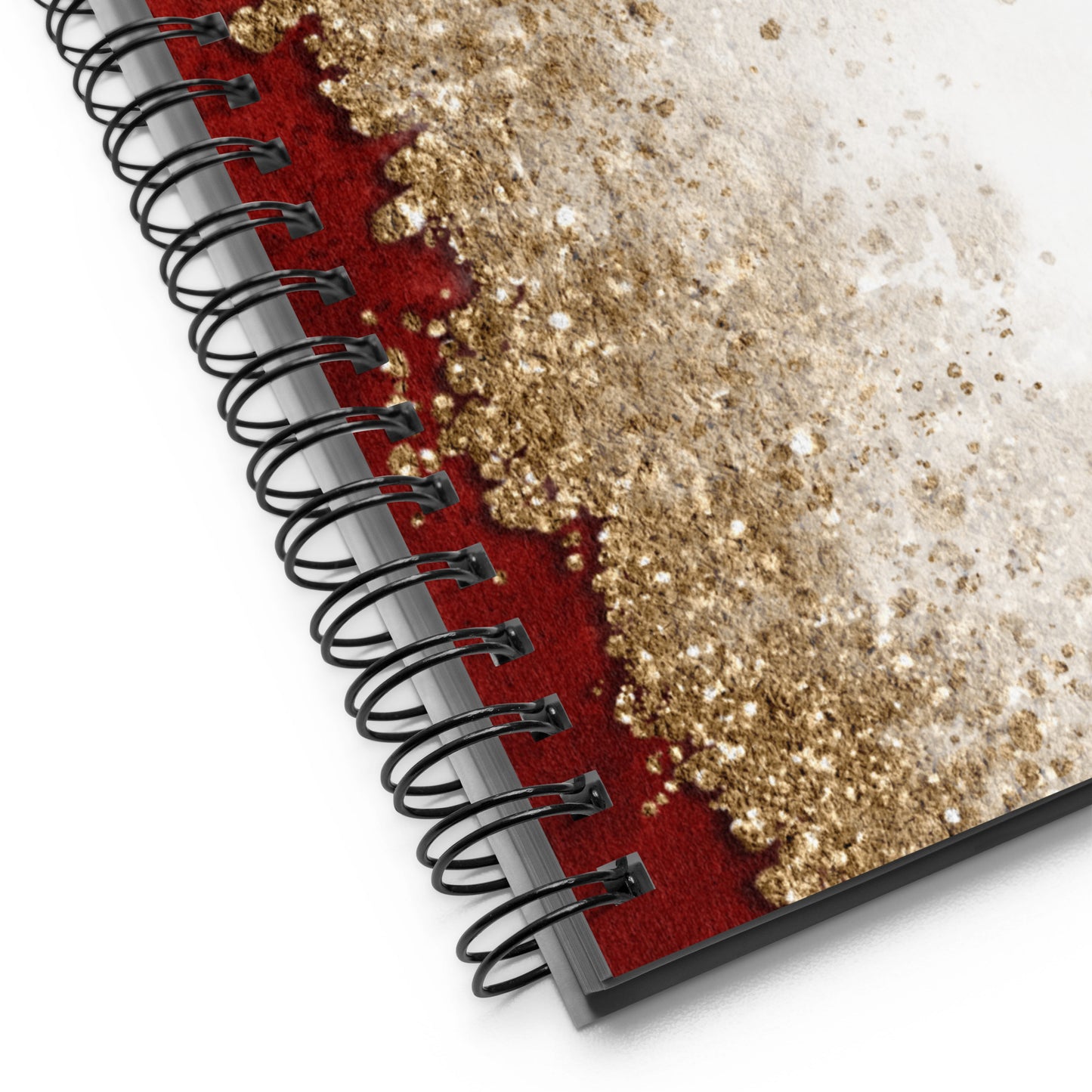 Glitter Edge Spiral Notebook