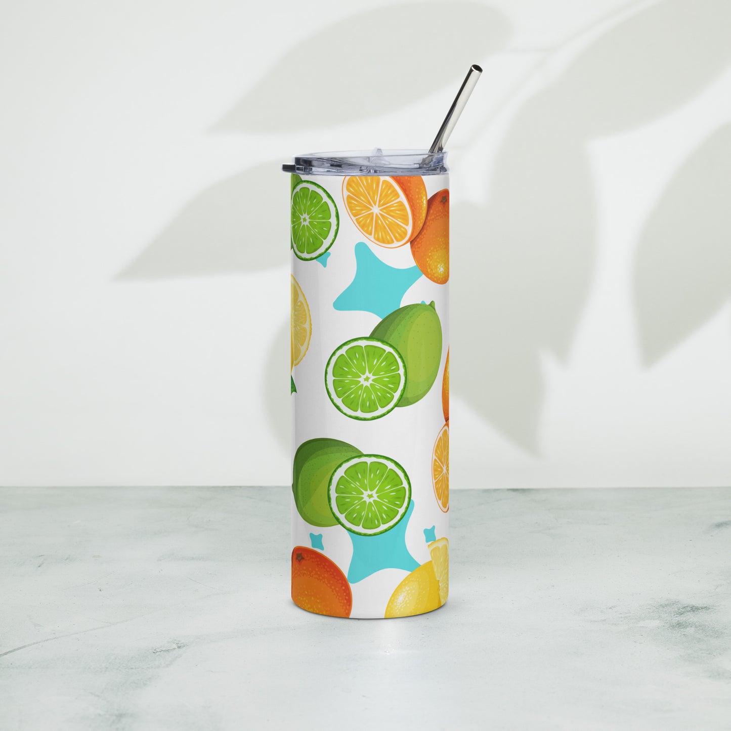 Lemons & Limes Stainless steel tumbler