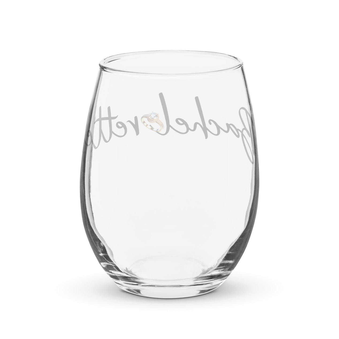 Bachelorette Stemless Wine Glass