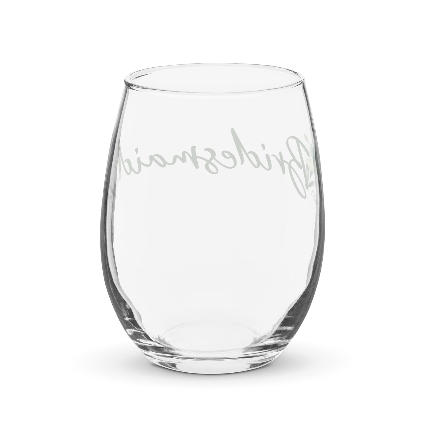 Bridesmaid Stemless Wine Glass