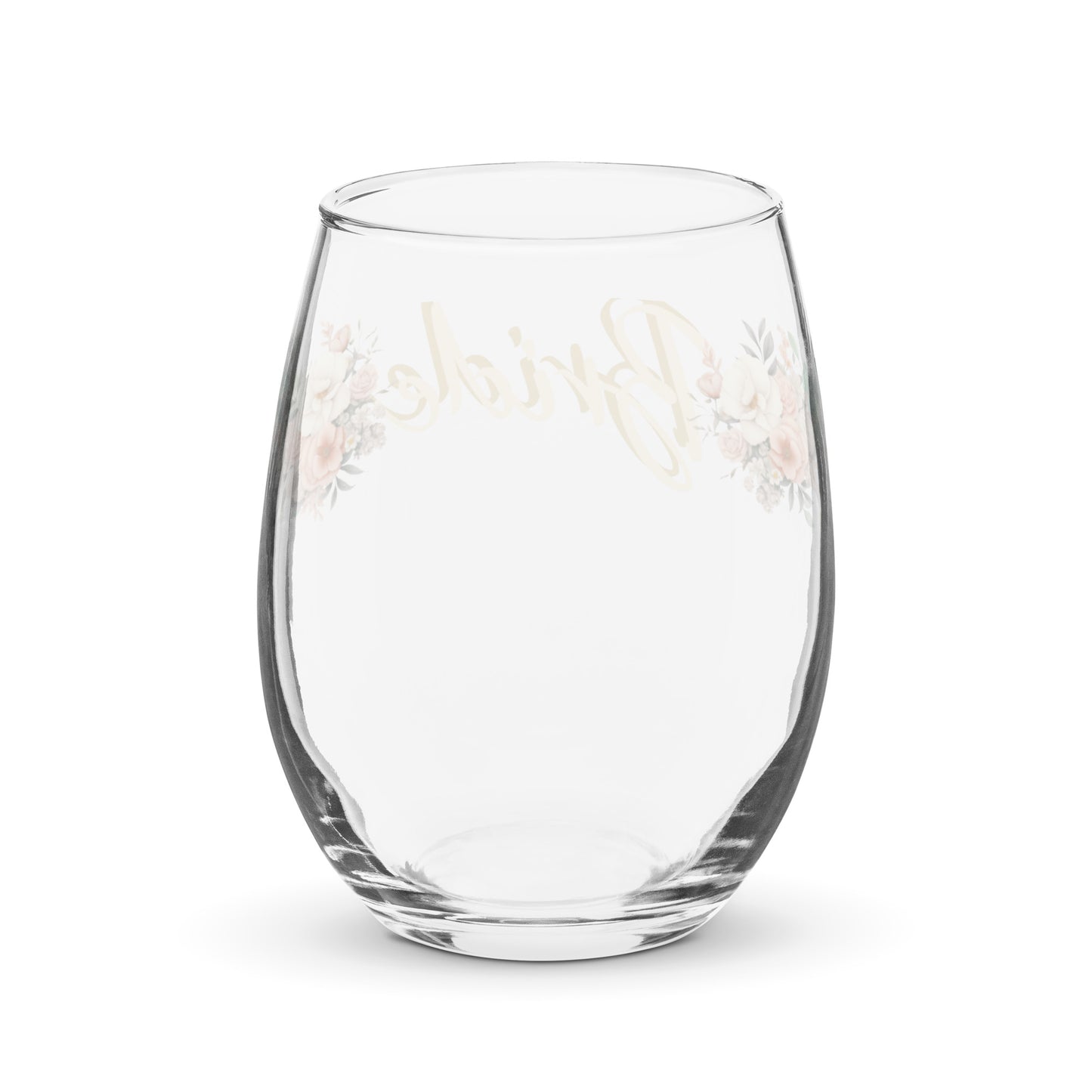 Bride Stemless Wine Glass