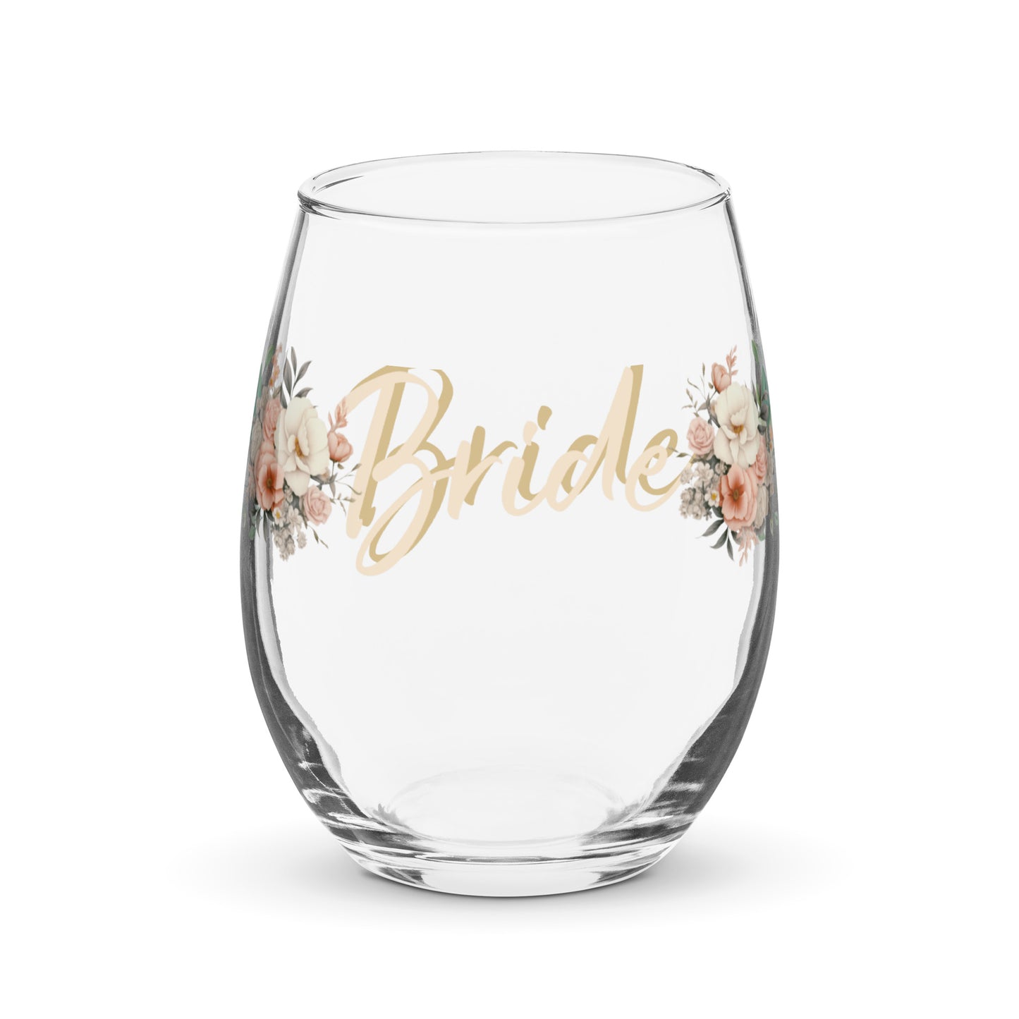 Bride Stemless Wine Glass