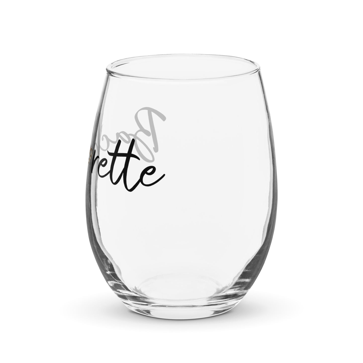 Bachelorette Stemless Wine Glass