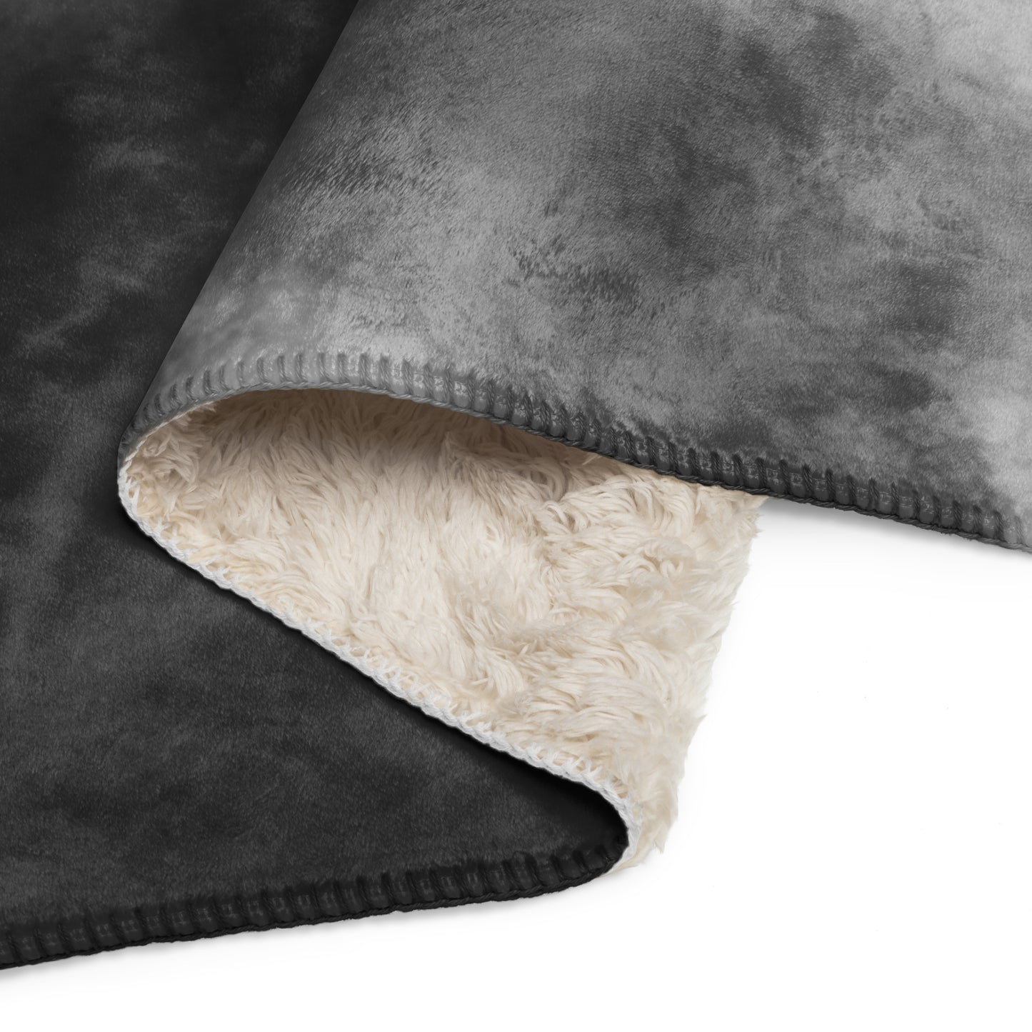 Black Tie Dye Sherpa Blanket