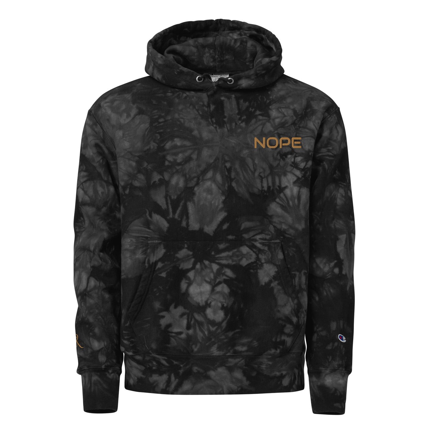 Nope Unisex Champion Tie-Dye Hoodie