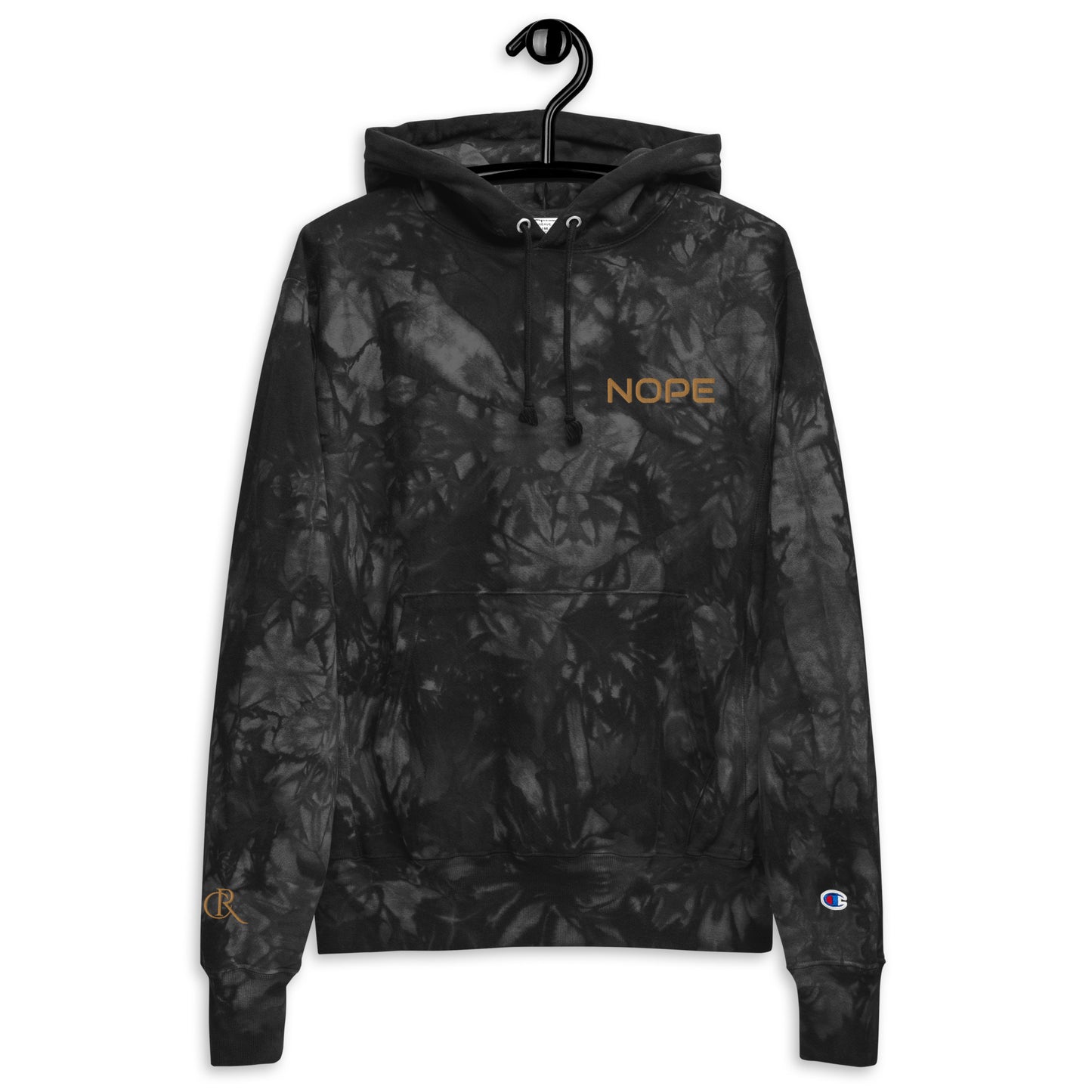 Nope Unisex Champion Tie-Dye Hoodie