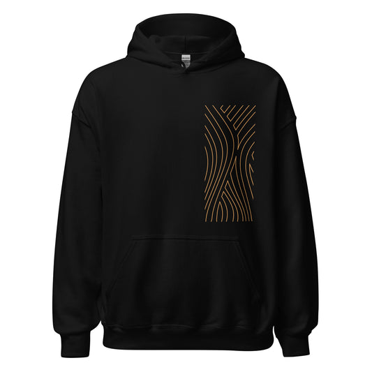 Gold Abstract Hoodie