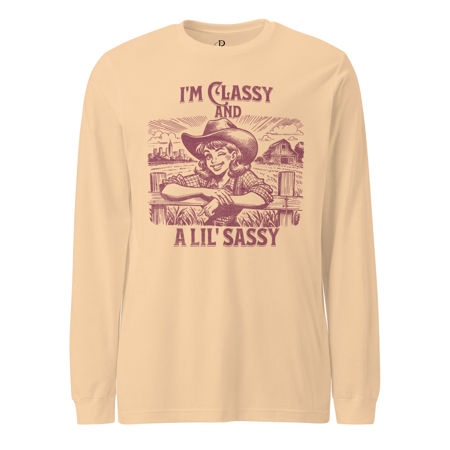 Class & Sass Long Sleeve Graphic T-Shirt