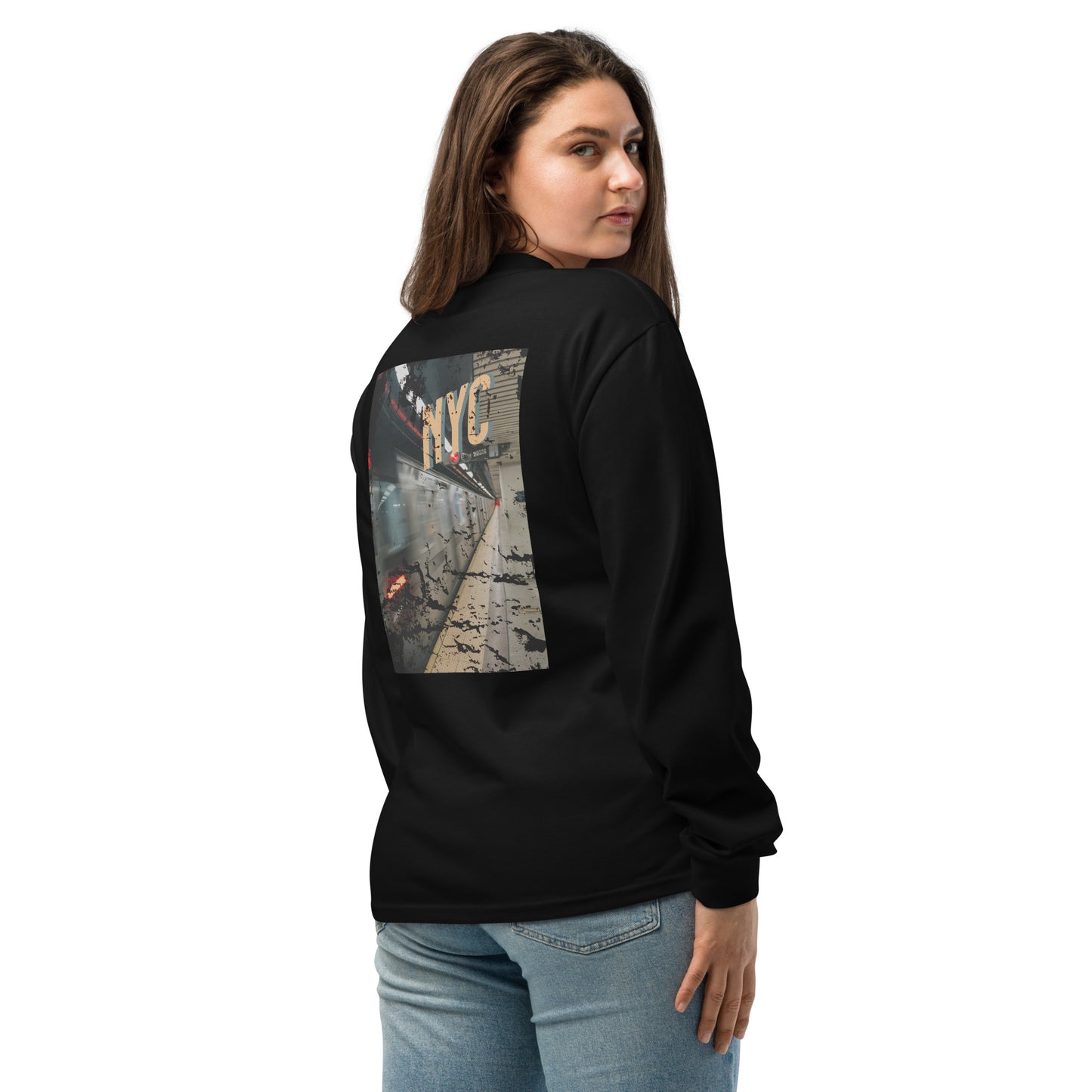 NYC - Women's Long Sleeve Graphic Shirt
