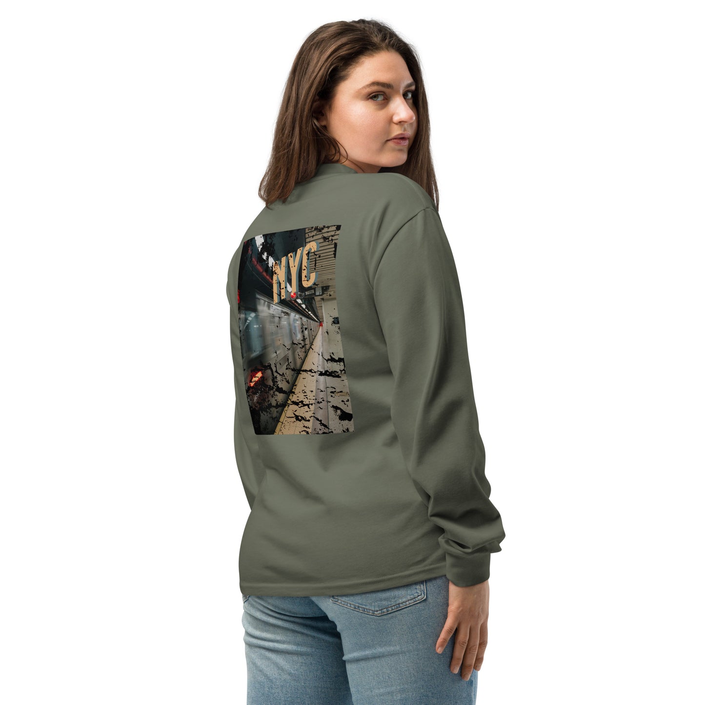 NYC - Women's Long Sleeve Graphic Shirt