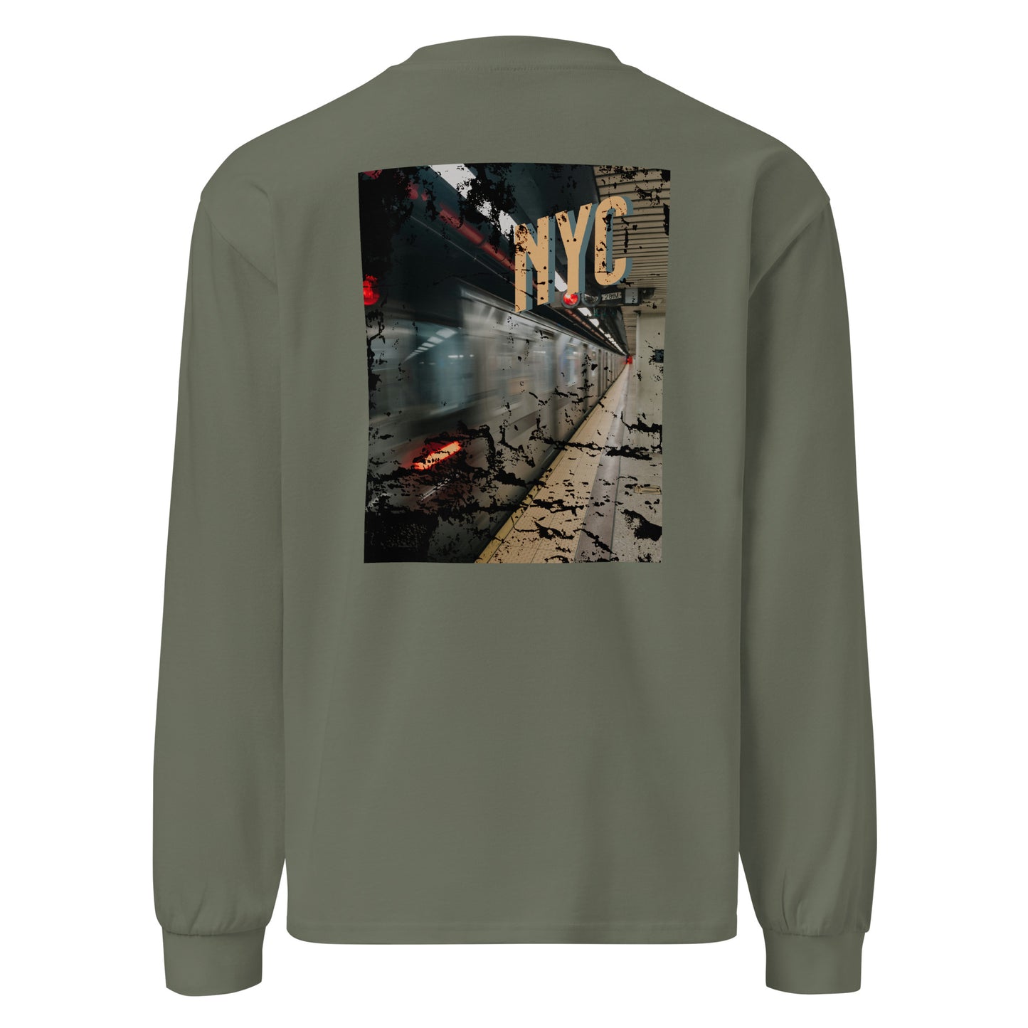 NYC - Men's Long Sleeve Graphic Shirt
