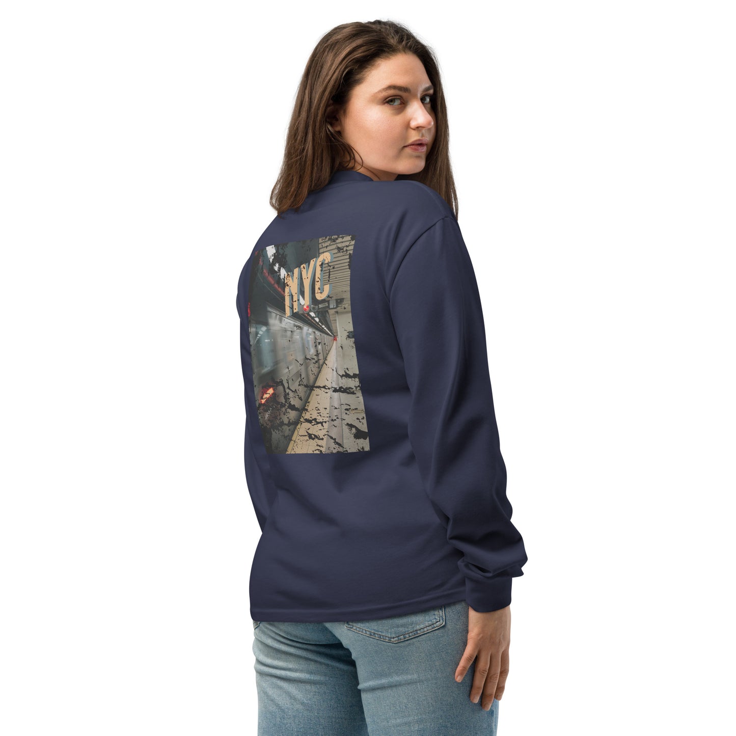 NYC - Women's Long Sleeve Graphic Shirt