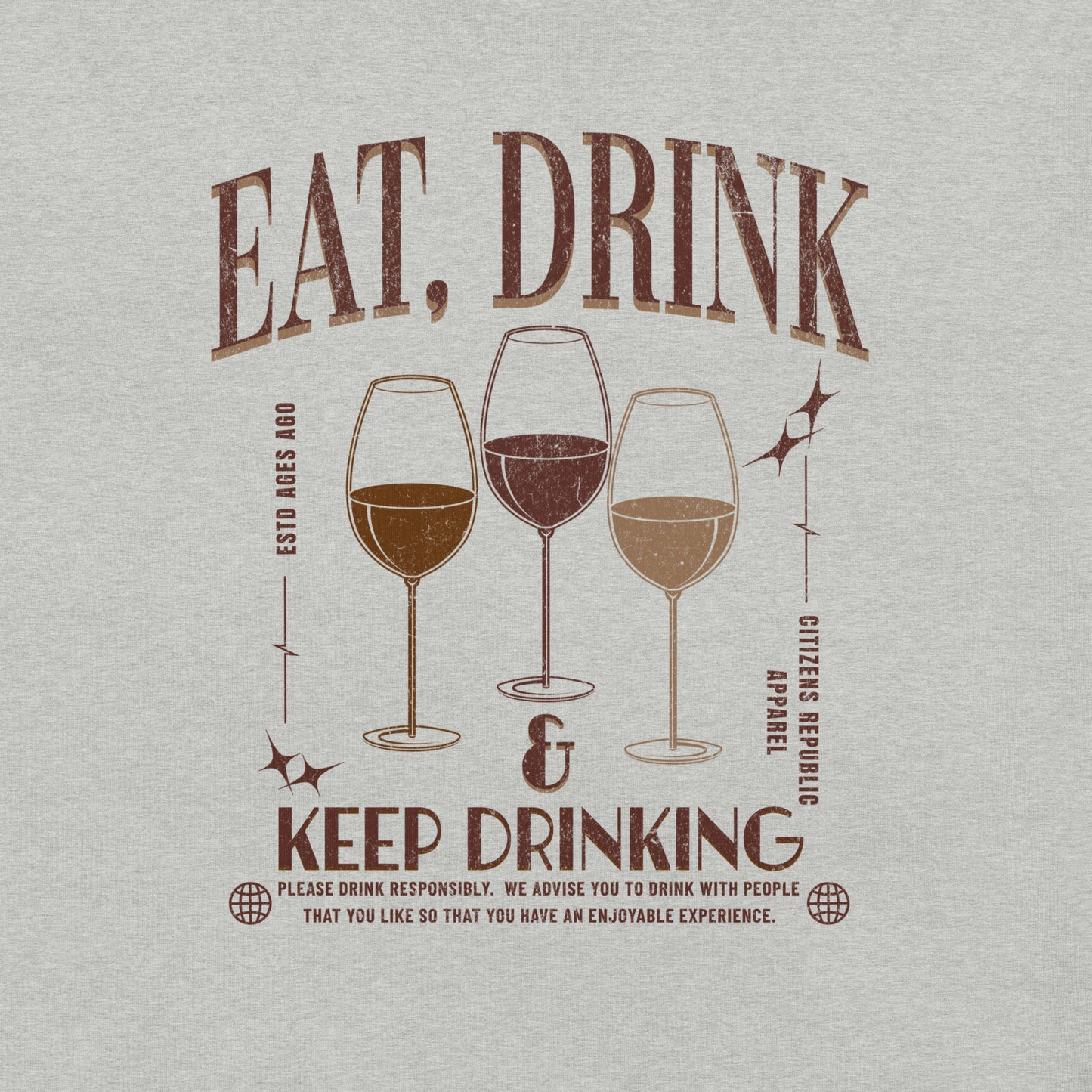 Eat & Drink Graphic T-Shirt